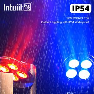  4x12w RGBW Battery Powered LED Stage Lights Remote Control Wifi Led Par Lights Manufactures