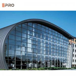  Customized Aluminum Curtain Wall Insulated Glass Exterior Building Spider System Manufactures