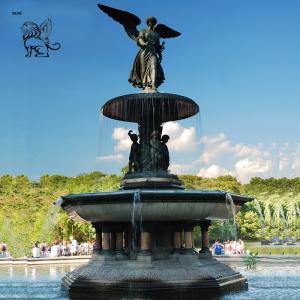  BLVE Bronze Angel Statue Pool Water Fountain Large Outdoor Sculptures Garden Fountains Decorative Manufactures