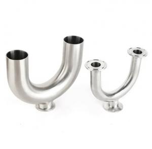 China Clamped Stainless Steel U Pipe , Mirror Polished SS304 Stainless Steel Tee Fittings on sale