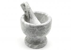  Manual Marble Stone Mortar And Pestle Garlic Masher For Kitchen Herb Spice Manufactures