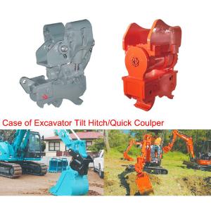  Hydraulic Excavator Quick Tilt Coupler , Q355B Mini Digger Quick Hitch Manufactures
