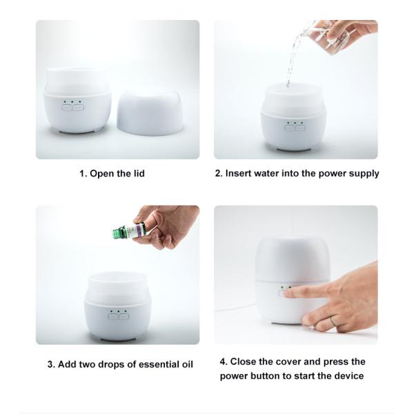 200ML White Smart Aroma Diffuser , Home Fragrance Electric Diffuser