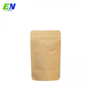 China In Stock Biodegradable Bag compostbale Stand Up No Printing Stock Pouch For Food Packaging on sale