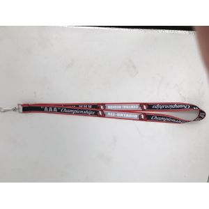 Buy cheap Wholesale sublimation polyester lanyard printed lanyard with custom logo from wholesalers