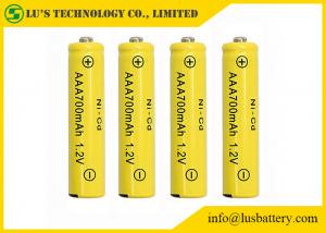 China Professional NICD AAA 700mah Rechargeable Batteries Wide Temperature Range on sale