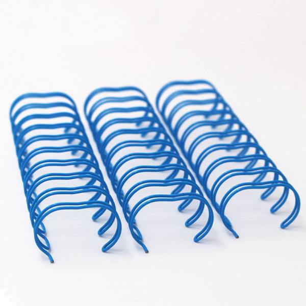 Electroplating Finished Metal Double Loop Binding 3/8 Inch Size For Paper