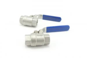  2pc Body Stainless Steel Valves Water Use Wog Ball Valve Samples Available Manufactures