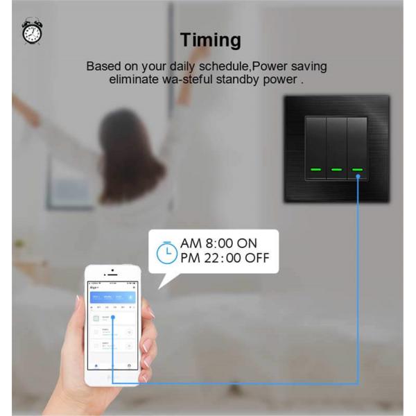 EU 86 Square Wi-Fi Wall Switch