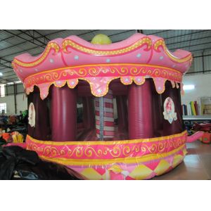 Round inflatable jumping house Merry-go-round inflatable bouncer inflatable