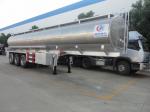 factory sale best price 45000 liters 3 axles stainless steel milk tanker trailer