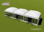 5x5m Small Modular Tent For Receiption With PVC Walls / High Peak Roof