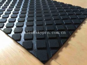 China Hardness Rubber Matting Square Rubber Flooring Mats With 60-80 Shore A Hardness on sale