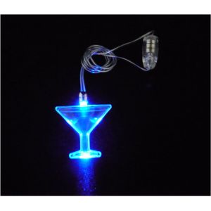 Buy cheap Red blue green light available LED Flashing Necklace 3 x AG3 from wholesalers