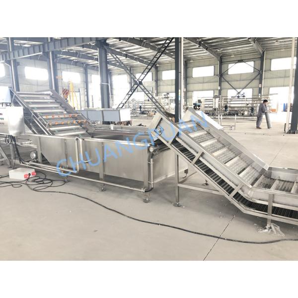 High Capacity 2-60T/H Tomato Sauce Processing Line Bubble Wash