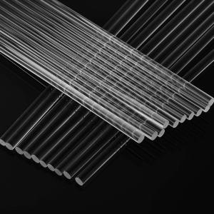  120mm Clear Transparent Acrylic Curtain Rod Exruded Clear Acrylic Bar Rods Manufactures