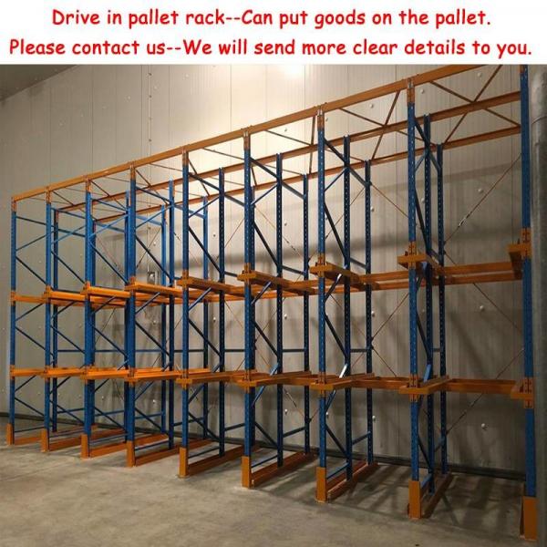 ODM Drive In Racking 6000kg Double Deep Pallet Racking System