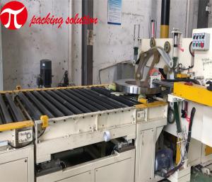  380V Automatic Steel Coil Packing Line With Stacking System And Unloading System Manufactures