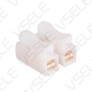LED Lighting Terminal Block / White Push Quick Connecting Terminals