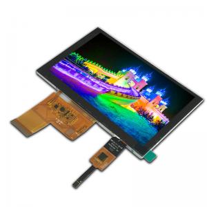 TN Transmissive 800x480 Lcd Capacitive Touchscreen 300cd/m2 White LED Backlight Manufactures