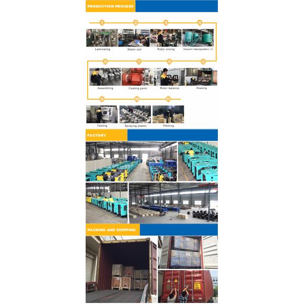 Open Quanchai Diesel Generator , Genset Diesel Generator Automatic Light Structure