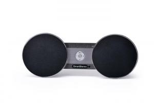 Grey Rechargeable Portable Stereo Bluetooth Speakers For Entertainment