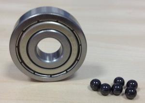  Hybrid Construction Ceramic Ball Bearings , GCr15, AISI440C, 316, 304 For Inner &amp; Outer Ring Manufactures