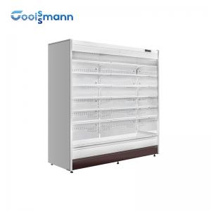 China Open Refrigerated Display Case , 915 * 820 * 1930mm Air Curtain Cold Display Cabinet on sale