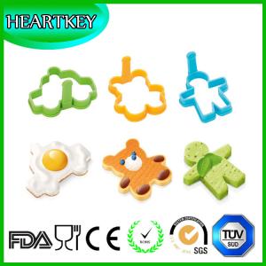 China 4pcs Non-stick Silicone Fried Egg Mold Pancake Rings Cooking Egg Tools Mould on sale