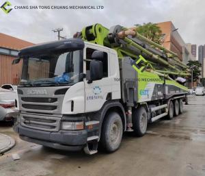  2018 SCANIA Chassis Zoomlion Second Hand Concrete Pump Truck 63m Manufactures