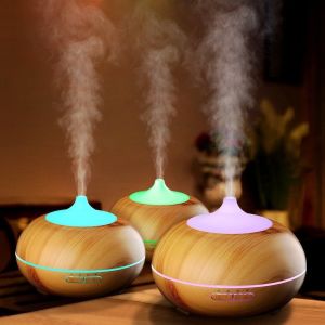 12W 300ml 0.65A Wood Grain Aroma Diffuser For Home