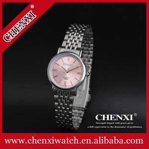  Pink Blue Sapphire Watches Man Unisex Stainless Steel Watch Cute Girl