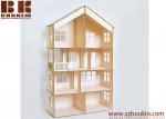 wooden doll houses toys to build wooden dollhouse for kids 6*8,12*16, 25*30 cm