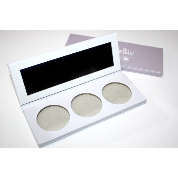 3 Pans Empty Blush Palette Diam 36MM Cmyk Colour Palette