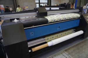 China 2.2m Textile Digital Fabric Printing Machine Heating Inside Flag Cloth Printer on sale