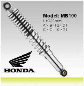 Honda MB100 Motorcycle Shock Absorber 330mm Motor Shocks , Motorcycle Spare Parts