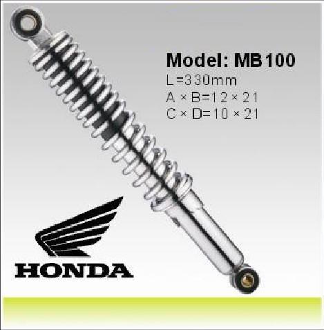 Quality Honda MB100 Motorcycle Shock Absorber 330mm Motor Shocks , Motorcycle Spare Parts for sale