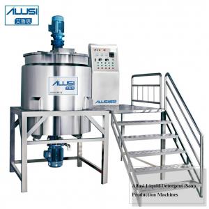China 1000L Liqud Homogenizer Emulsifier Mixer Dish Wash Toilet Wash Liquid Floor Wash Production Line on sale