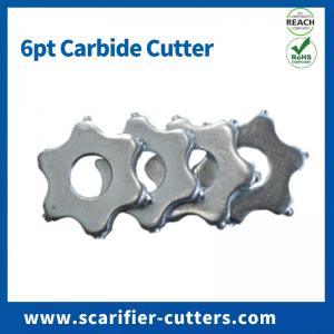 China 6pt Carbide Cutter Blade Flail For Surface Prep Grinder Floor Scarifiers Machines on sale