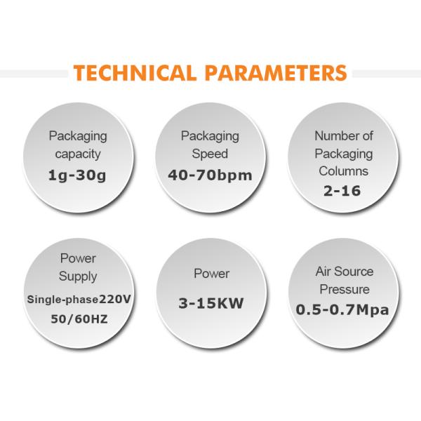 4 lines powder packing stick machine