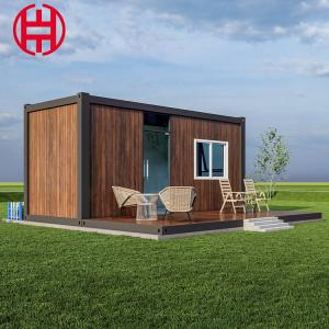  Detachable Container Prefab Wooden Log Cabin Modular Modern Flat Pack Container Home Manufactures