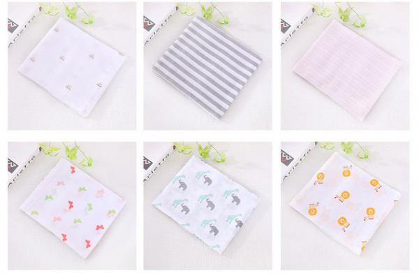 Printed Pattern Multi Functional Baby Cotton Bath Towels 140g Weight Of Fabric