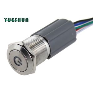 Buy cheap IP67 Waterproof Push Button On Off Switch With Harness Plug For 19MM Mounting from wholesalers