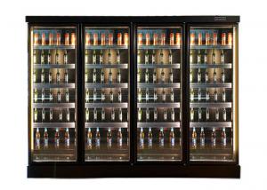 China Big Capacity Glass Door Bar Energy Drink Showcase Fridge No Light Box on sale