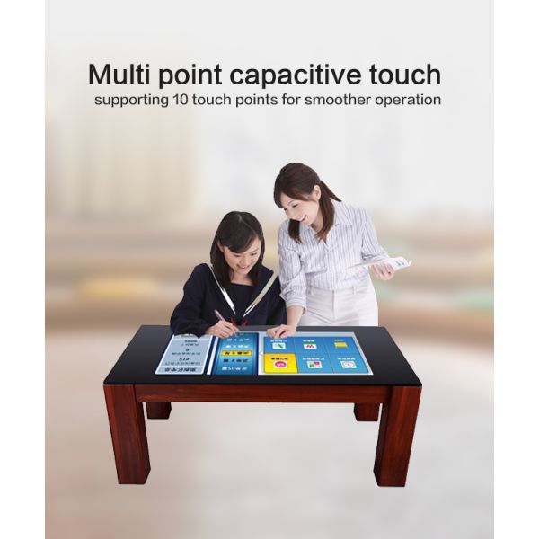 Restaurants Smart Digital Interactive Touch Screen Table For Sale Multi Touch For Education