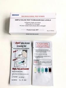 China Fast Saliva Alcohol Test Strips Accuracy Self Test At Home on sale