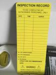 Safety Lockout Tags And Label PVC Warning Tag / General Safety Tag