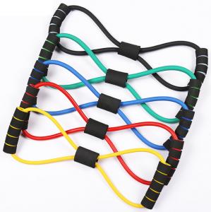  Figure 8 Gym Resistance Bands Heavy Resistance Bands For Strength Training latex resistance bands for Upper Body Workout Manufactures