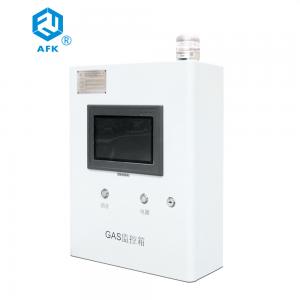  AFK Real Time Gas Monitoring Box PLC touch screen Audible / visual alarm for 16 channels Manufactures