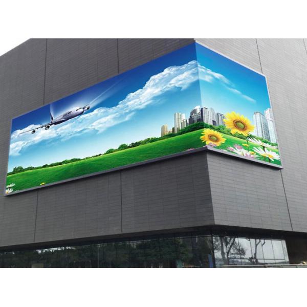 Curved Fixed Installation SMD2727 8000cd/Sqm Led Advertising Screens